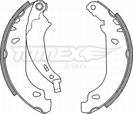 TOMEX brakes TX 21-52 - Комплект спирачна челюст vvparts.bg