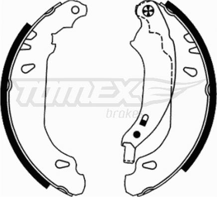 TOMEX brakes TX 21-65 - Комплект спирачна челюст vvparts.bg