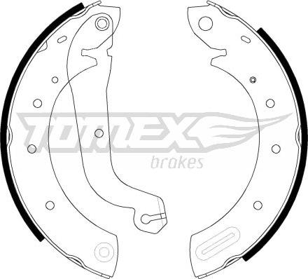 TOMEX brakes TX 21-60 - Комплект спирачна челюст vvparts.bg