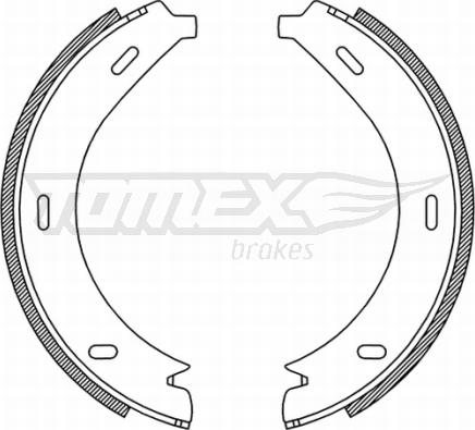 TOMEX brakes TX 21-19 - Комплект спирачна челюст vvparts.bg