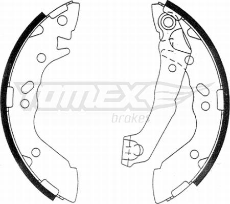 TOMEX brakes TX 21-14 - Комплект спирачна челюст vvparts.bg