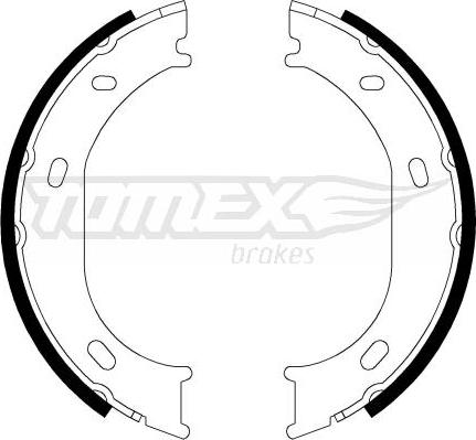 TOMEX brakes TX 21-17 - Комплект спирачна челюст vvparts.bg