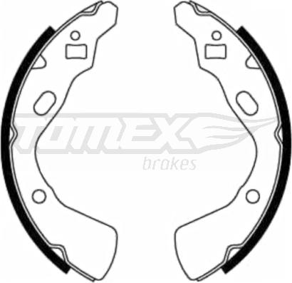 TOMEX brakes TX 21-83 - Комплект спирачна челюст vvparts.bg