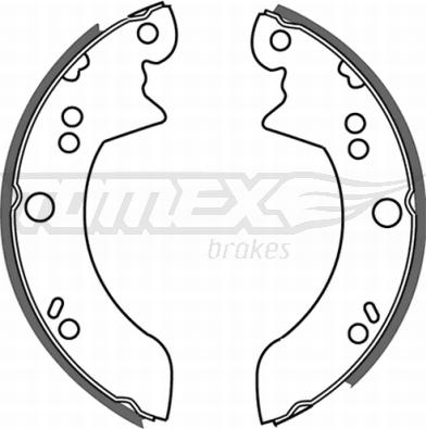 TOMEX brakes TX 21-34 - Комплект спирачна челюст vvparts.bg