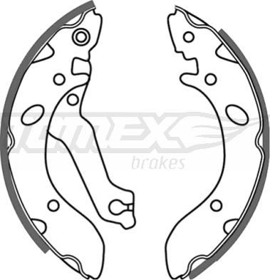 TOMEX brakes TX 21-38 - Комплект спирачна челюст vvparts.bg