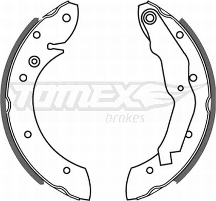 TOMEX brakes TX 21-33 - Комплект спирачна челюст vvparts.bg