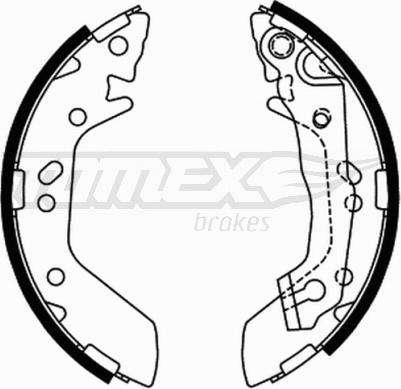 TOMEX brakes TX 21-70 - Комплект спирачна челюст vvparts.bg