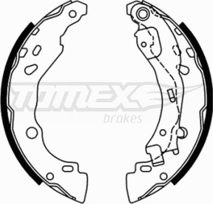 TOMEX brakes TX 21-77 - Комплект спирачна челюст vvparts.bg