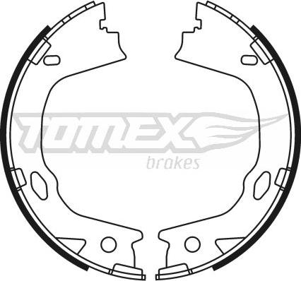 TOMEX brakes TX 23-47 - Комплект спирачна челюст vvparts.bg