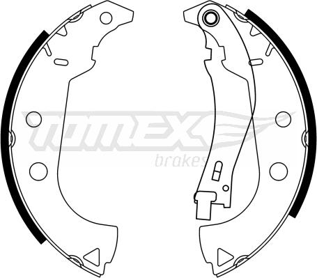 TOMEX brakes TX 23-15 - Комплект спирачна челюст vvparts.bg