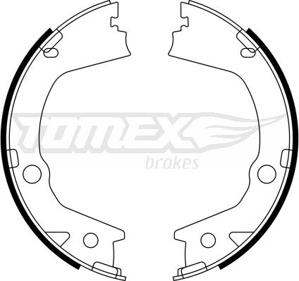 TOMEX brakes TX 23-16 - Комплект спирачна челюст vvparts.bg