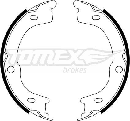TOMEX brakes TX 23-13 - Комплект спирачна челюст vvparts.bg