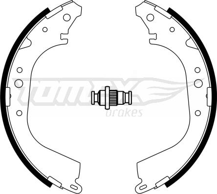 TOMEX brakes TX 23-30 - Комплект спирачна челюст vvparts.bg