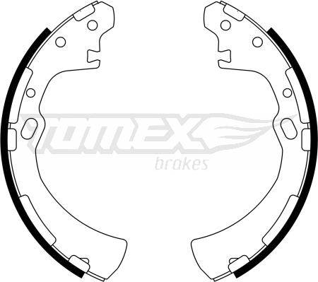 TOMEX brakes TX 23-31 - Комплект спирачна челюст vvparts.bg