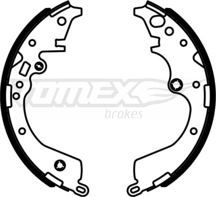 TOMEX brakes TX 22-96 - Комплект спирачна челюст vvparts.bg