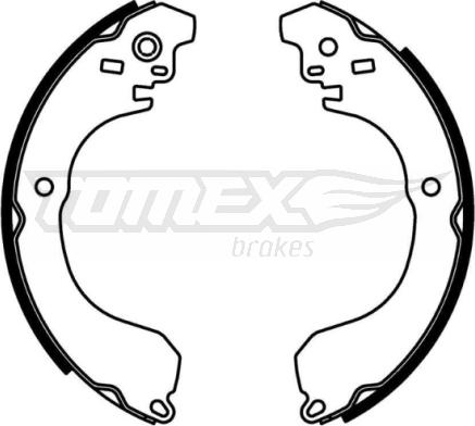 TOMEX brakes TX 22-91 - Комплект спирачна челюст vvparts.bg