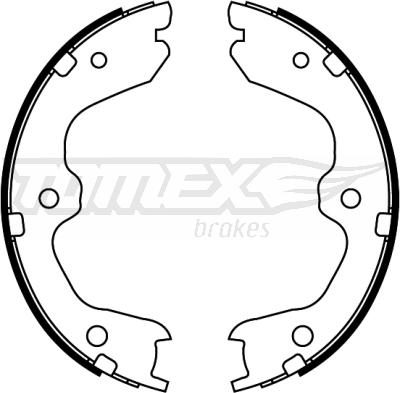 TOMEX brakes TX 22-93 - Комплект спирачна челюст vvparts.bg