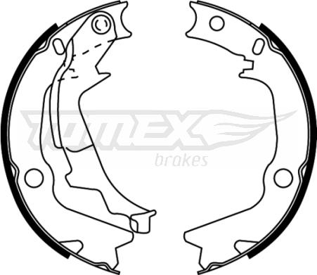 TOMEX brakes TX 22-53 - Комплект спирачна челюст vvparts.bg