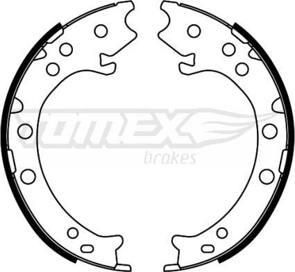 TOMEX brakes TX 22-52 - Комплект спирачна челюст vvparts.bg