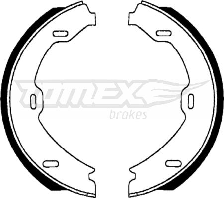 TOMEX brakes TX 22-69 - Комплект спирачна челюст vvparts.bg