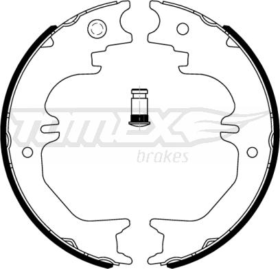 TOMEX brakes TX 22-64 - Комплект спирачна челюст vvparts.bg