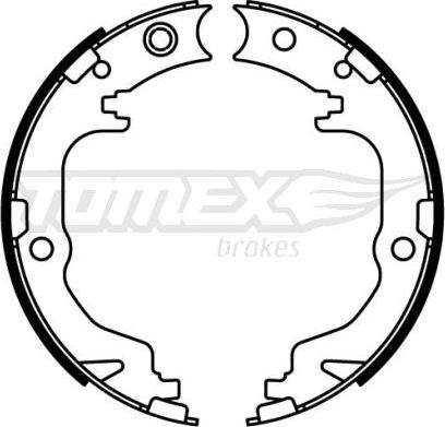 TOMEX brakes TX 22-60 - Комплект спирачна челюст vvparts.bg