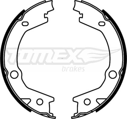 TOMEX brakes TX 22-68 - Комплект спирачна челюст vvparts.bg