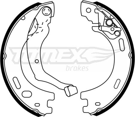 TOMEX brakes TX 22-63 - Комплект спирачна челюст vvparts.bg