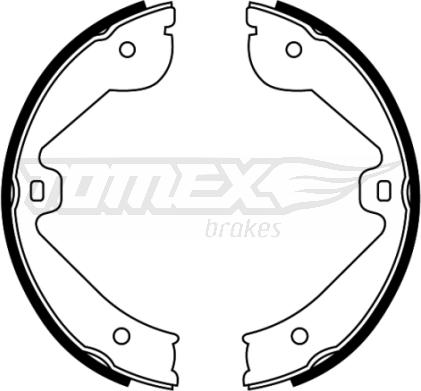TOMEX brakes TX 22-67 - Комплект спирачна челюст vvparts.bg