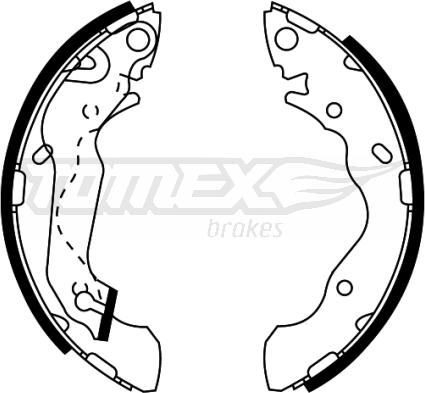 TOMEX brakes TX 22-05 - Комплект спирачна челюст vvparts.bg