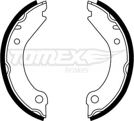 TOMEX brakes TX 22-08 - Комплект спирачна челюст vvparts.bg