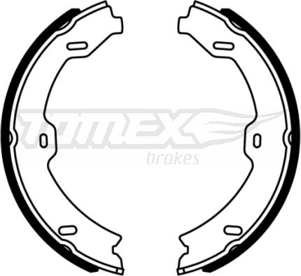 TOMEX brakes TX 22-14 - Комплект спирачна челюст vvparts.bg