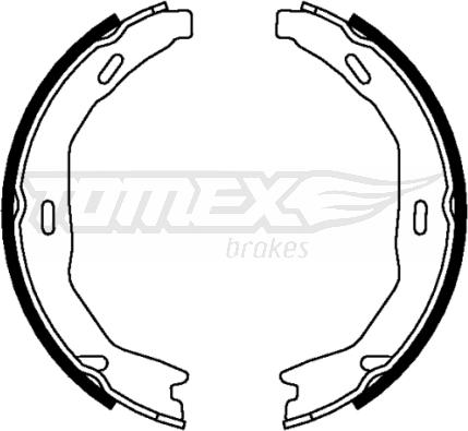 TOMEX brakes TX 22-15 - Комплект спирачна челюст vvparts.bg