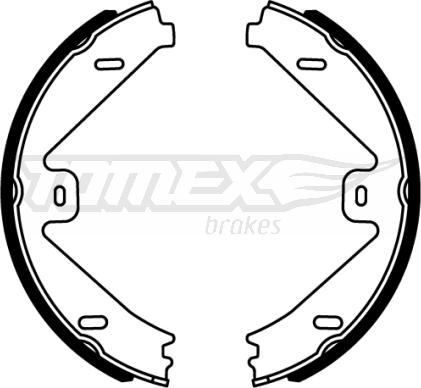 TOMEX brakes TX 22-16 - Комплект спирачна челюст vvparts.bg