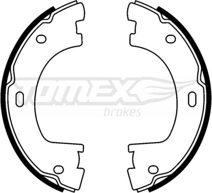 TOMEX brakes TX 22-83 - Комплект спирачна челюст vvparts.bg