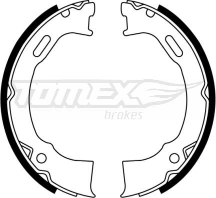 TOMEX brakes TX 22-87 - Комплект спирачна челюст vvparts.bg