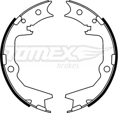 TOMEX brakes TX 22-39 - Комплект спирачна челюст vvparts.bg