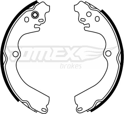 TOMEX brakes TX 22-32 - Комплект спирачна челюст vvparts.bg