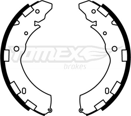 TOMEX brakes TX 22-37 - Комплект спирачна челюст vvparts.bg