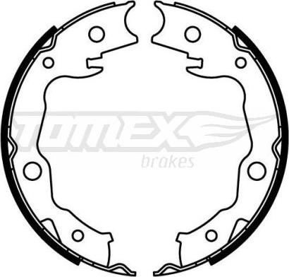 TOMEX brakes TX 22-24 - Комплект спирачна челюст vvparts.bg