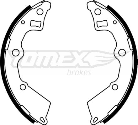 TOMEX brakes TX 22-25 - Комплект спирачна челюст vvparts.bg