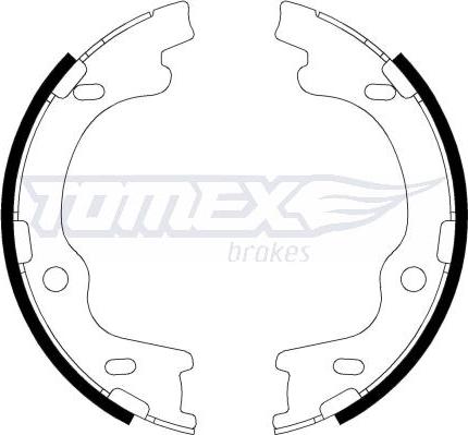 TOMEX brakes TX 22-20 - Комплект спирачна челюст vvparts.bg