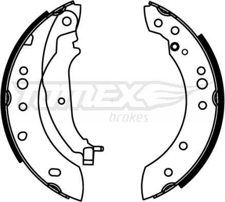 TOMEX brakes TX 22-21 - Комплект спирачна челюст vvparts.bg