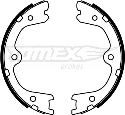 TOMEX brakes TX 22-23 - Комплект спирачна челюст vvparts.bg