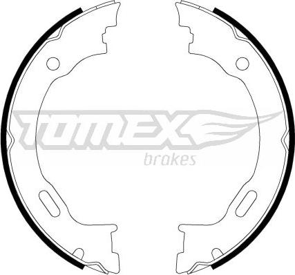 TOMEX brakes TX 22-27 - Комплект спирачна челюст vvparts.bg