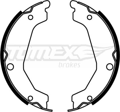 TOMEX brakes TX 22-78 - Комплект спирачна челюст vvparts.bg