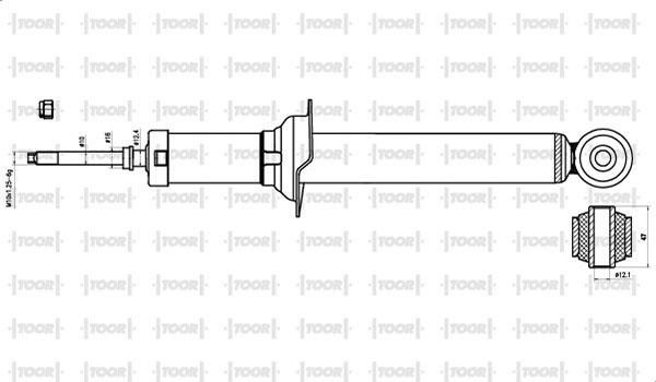 TOOR SG59050 - Амортисьор vvparts.bg