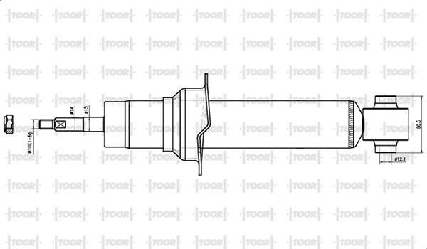 TOOR SG54840 - Амортисьор vvparts.bg