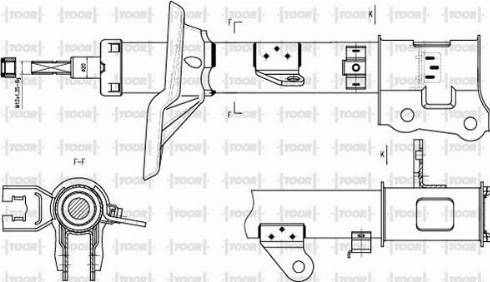 TOOR SG54321 - Амортисьор vvparts.bg