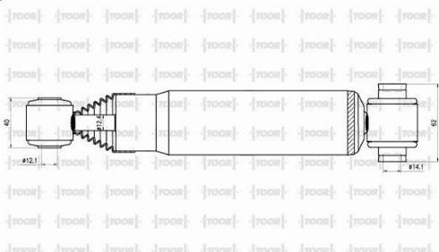 TOOR SG58560 - Амортисьор vvparts.bg